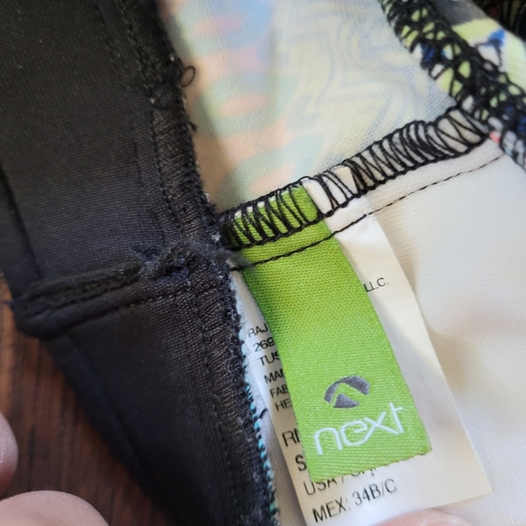 Next Multicolored Two Piece Swimsuit Size women's Small/Medium 34B 34C - Picture 8 of 11